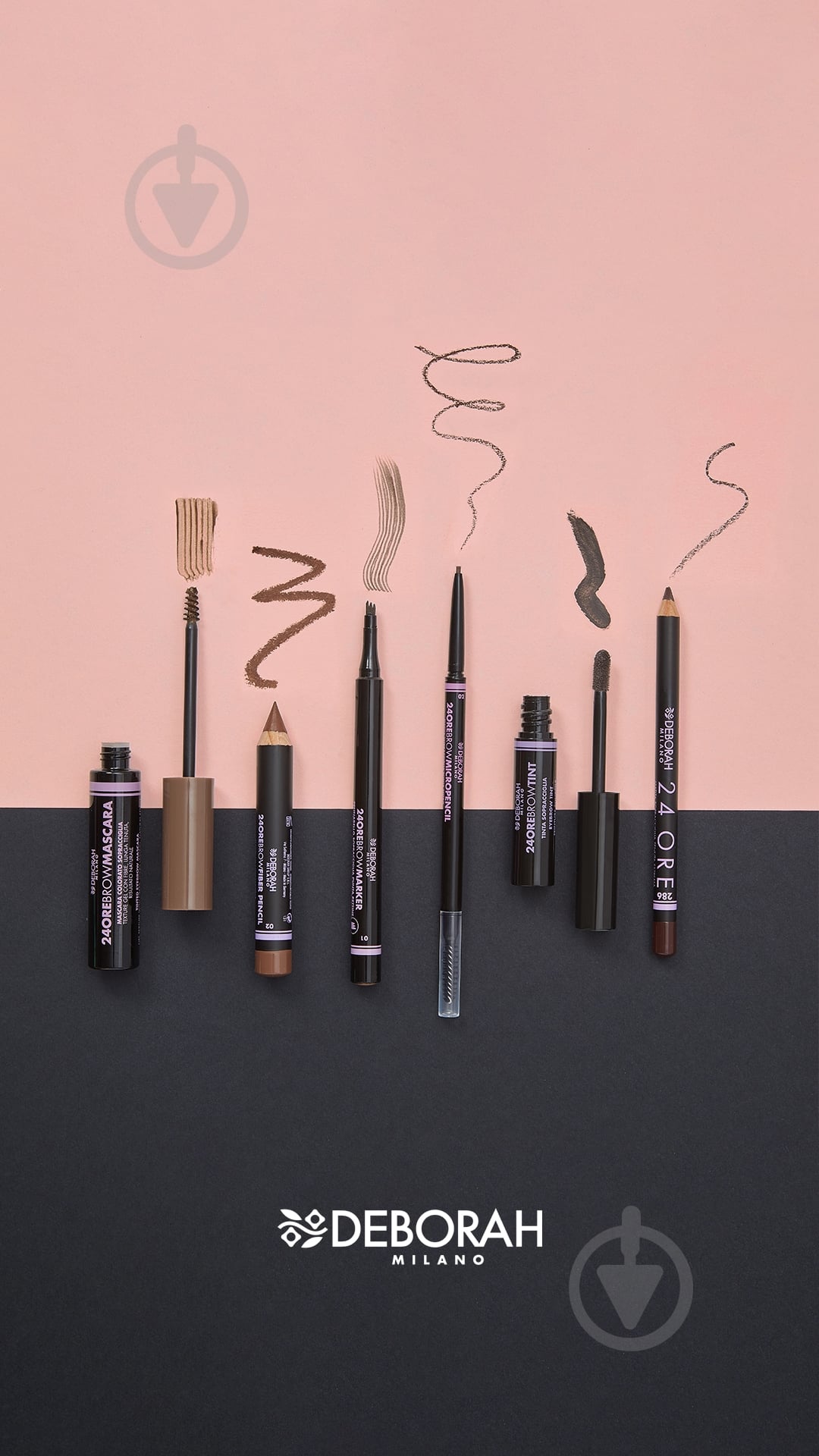 Тушь для бровей DEBORAH 24Ore BROW MASCARA 9 мл - фото 6