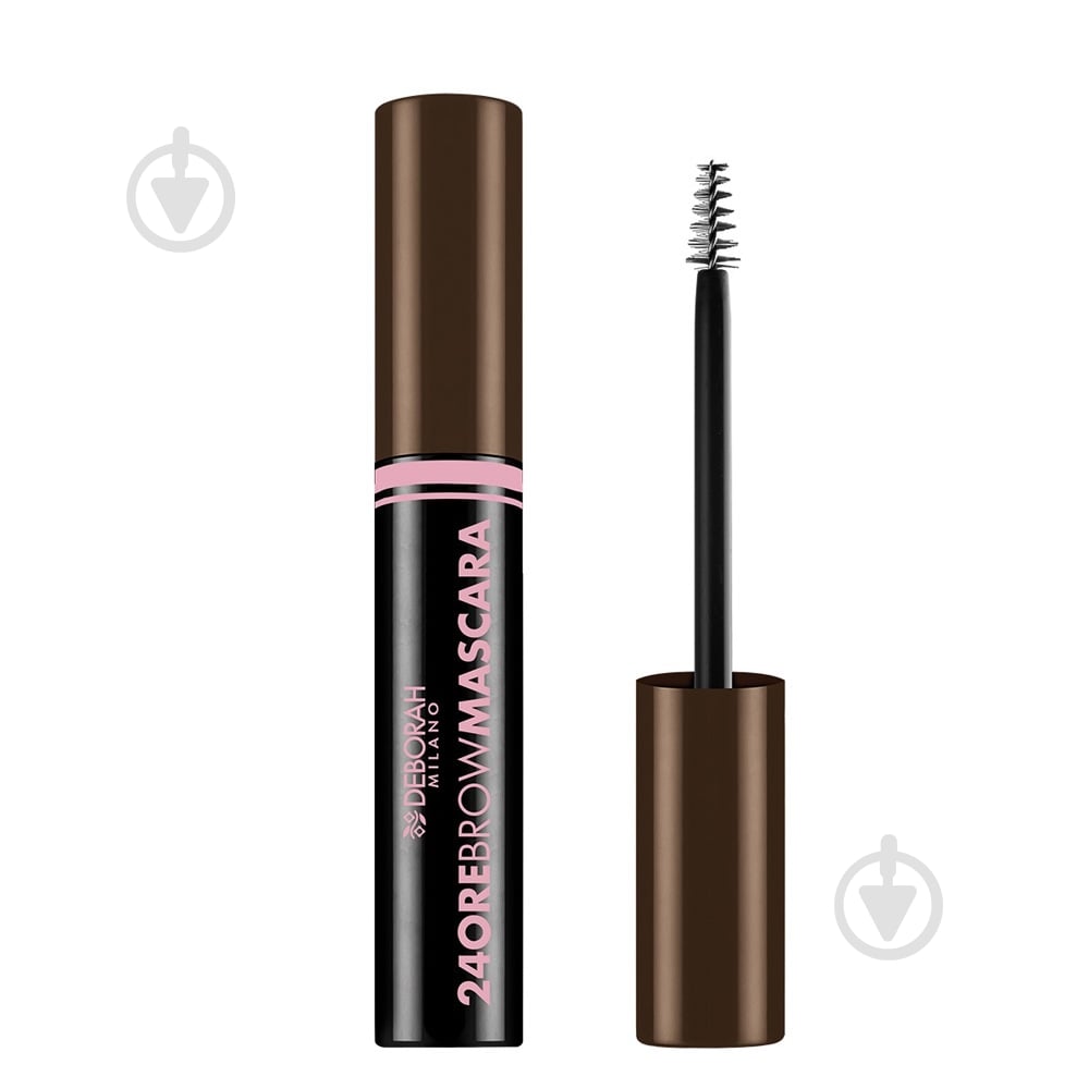 Туш для брів DEBORAH 24Ore BROW MASCARA 02 brunette 9 мл - фото 1 Туш для брів DEBORAH 24Ore BROW MASCARA 02 brunette 9 мл - фото 1