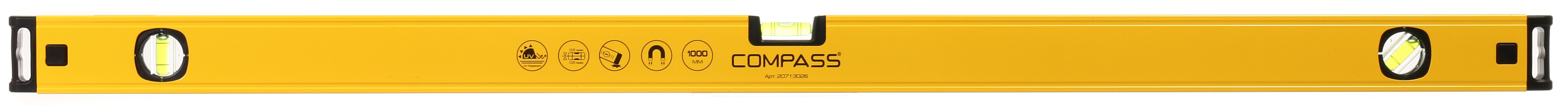 Уровень 100 см Compass магнитный AL-C1-1000 - фото 3