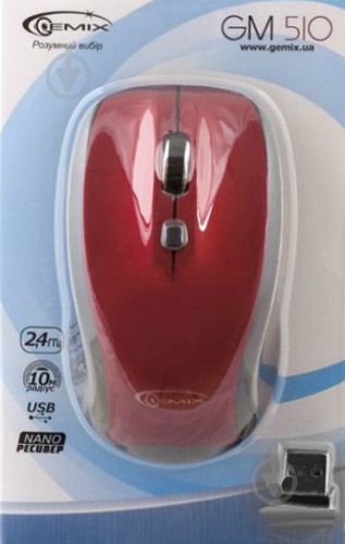Мышь Gemix GM510 red - фото 3 Мышь Gemix GM510 red - фото 3