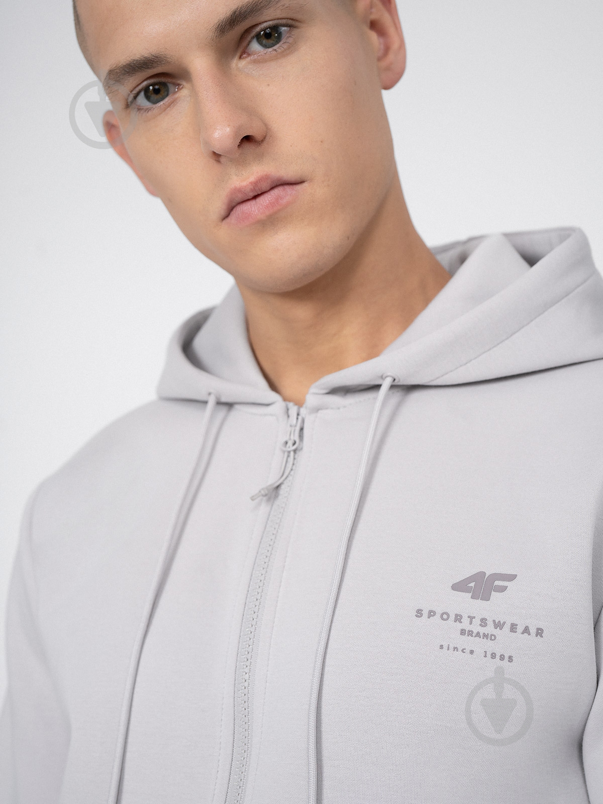 Джемпер 4F SWEATSHIRT M265 4FSS23TSWSM265-25S р.3XL серый - фото 2