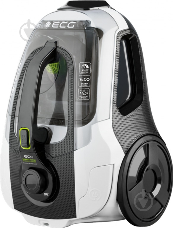 Пылесос ECG VP BS6115 Independent black/white - фото 1