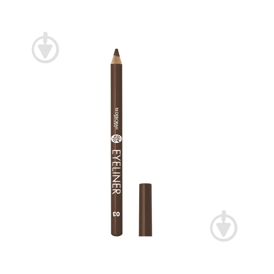 Олівець для очей DEBORAH EYELINER 001 Brown 1,3 г - фото 1