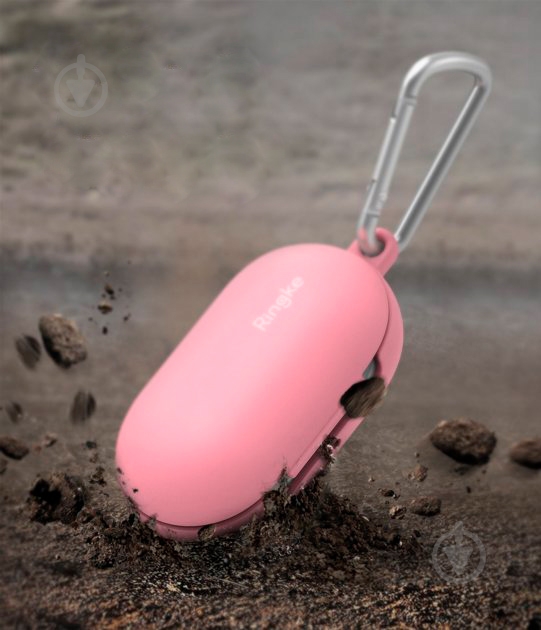 Чехол для наушников Ringke Galaxy Buds pink RCS4680 - фото 4 Чехол для наушников Ringke Galaxy Buds pink RCS4680 - фото 4