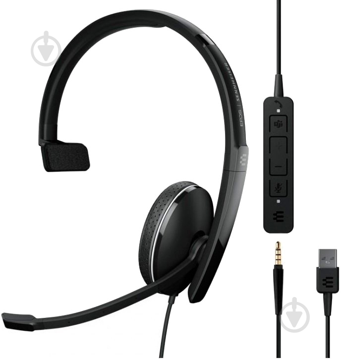 Гарнітура Sennheiser ADAPT 130 II Mono black (1000913) - фото 1