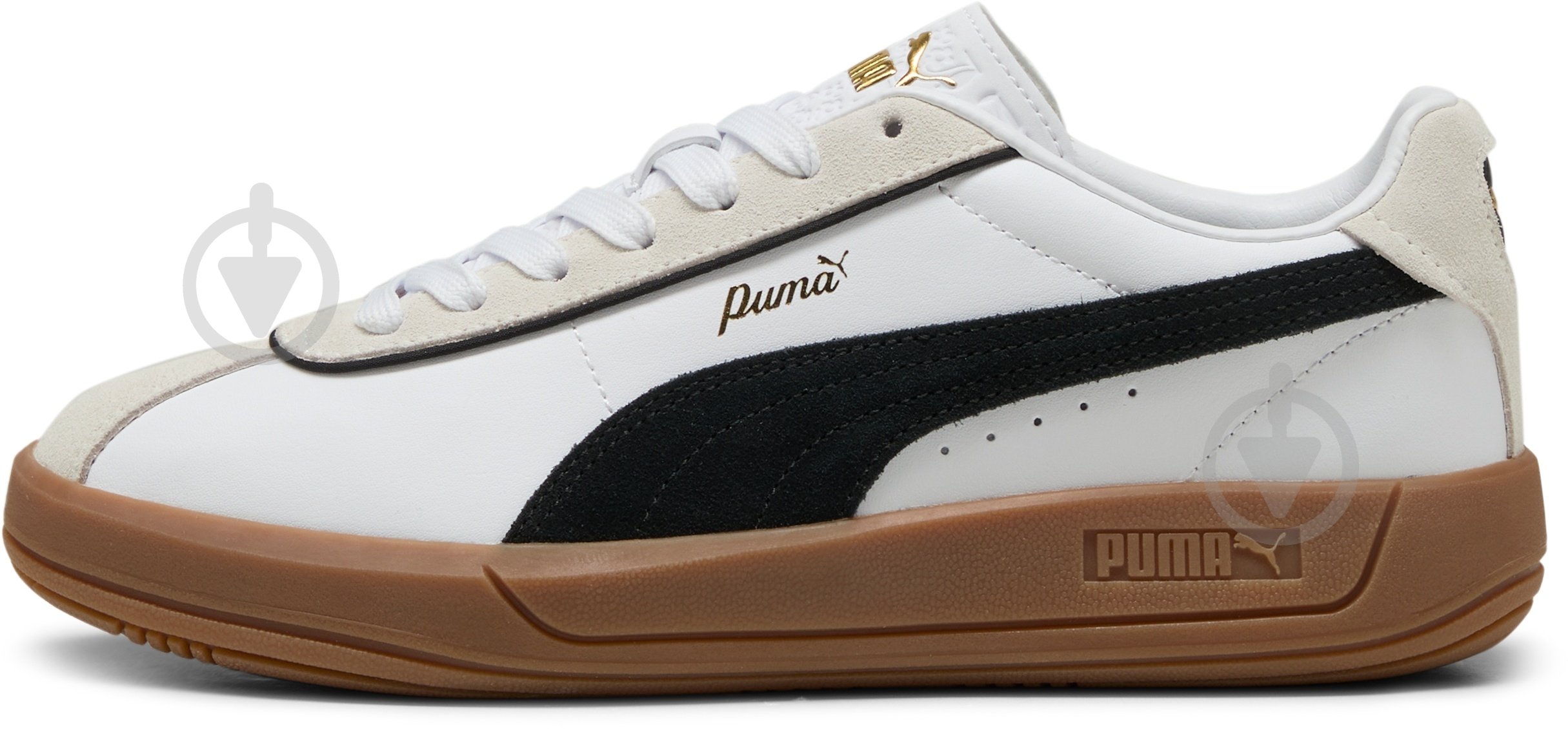 Кроссовки женские демисезонные Puma Club Klassika 40036401 р.38,5 белые с черным - фото 1 Кроссовки женские демисезонные Puma Club Klassika 40036401 р.38,5 белые с черным - фото 1