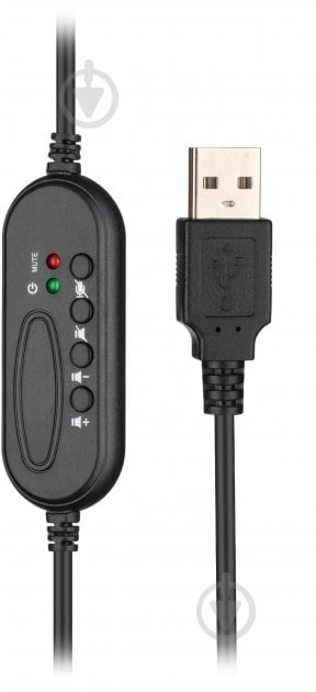 Гарнитура 2E для ПК CH12 Mono On-Ear USB black (2E-CH12MU) - фото 5