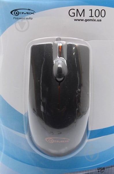 Мышь Gemix GM100 black - фото 4