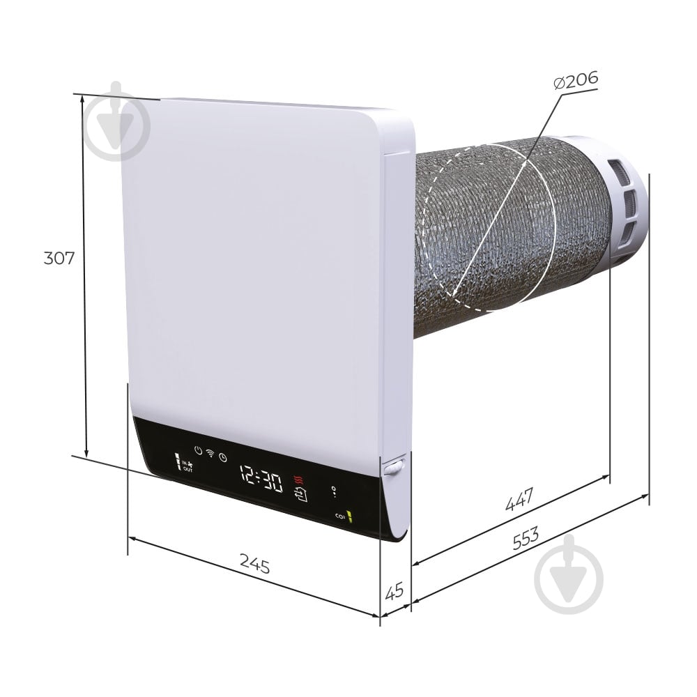 Рекуператор Вентс Брізі 200-Е - фото 7