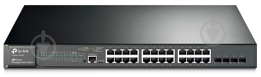 Коммутатор TP-Link T2600G-28MPS (TL-SG3424P) - фото 1 Коммутатор TP-Link T2600G-28MPS (TL-SG3424P) - фото 1