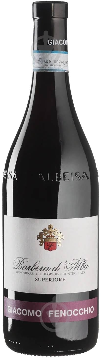 Вино Giacomo Fenocchio Barbera d'Alba Superiore 0,75 л - фото 1