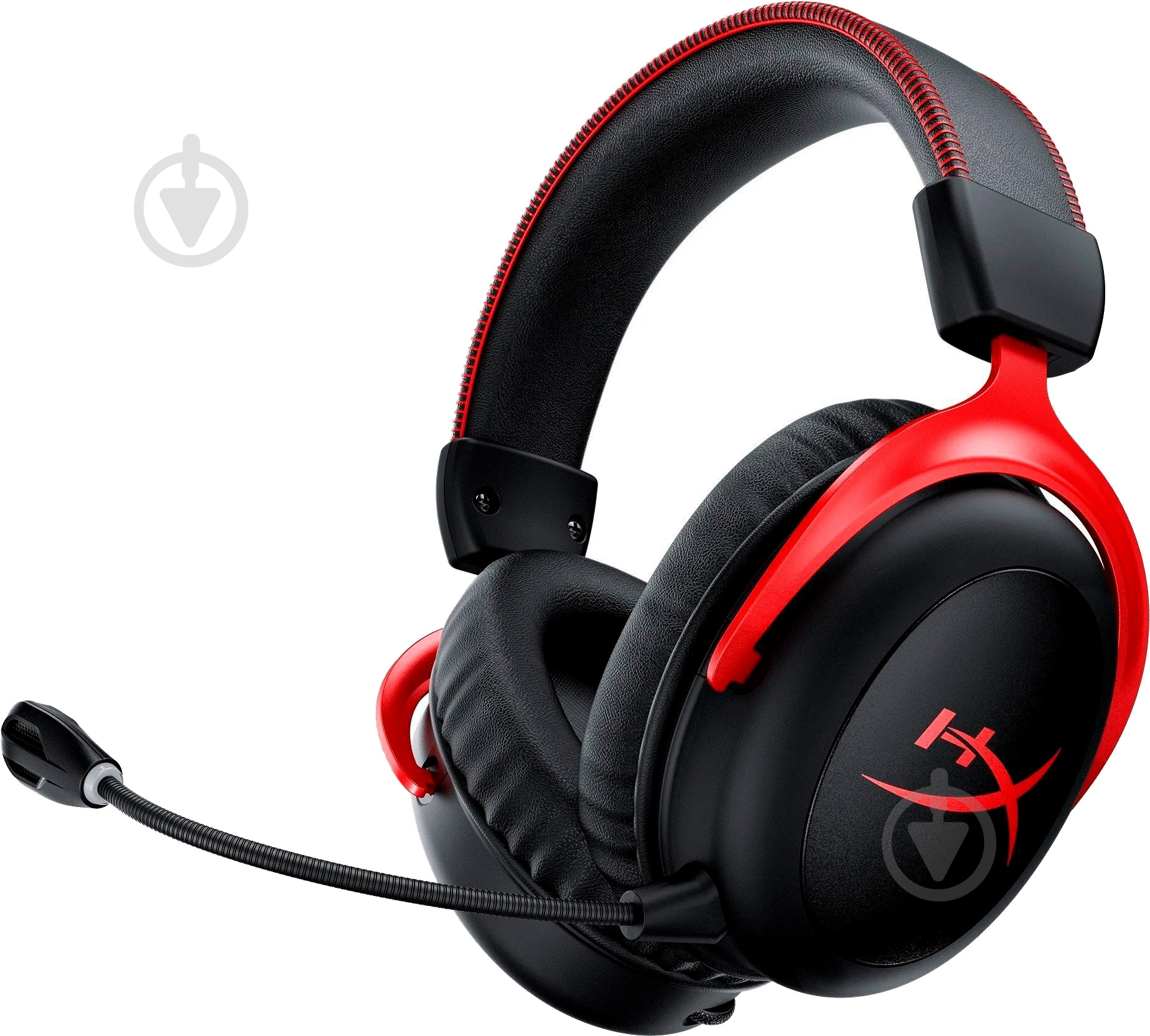 Наушники HyperX Cloud II Wireless black (HHSC2X-BA-RD/G) - фото 1