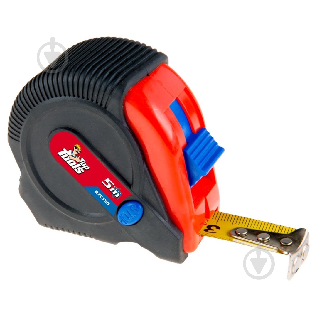 Рулетка Top Tools 27C155 5  м x 19  мм - фото 1