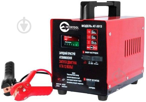 Пускозарядное устройство трансформаторное Intertool 2 А 100 А/год (AT-3013) - фото 1 Пускозарядное устройство трансформаторное Intertool 2 А 100 А/год (AT-3013) - фото 1
