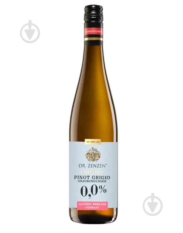 Вино Einig-Zenzen Pinot Grigio alkoholfrei белое полусладкое 750 мл - фото 1 Вино Einig-Zenzen Pinot Grigio alkoholfrei белое полусладкое 750 мл - фото 1