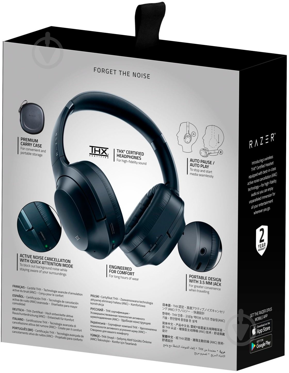 Гарнитура Razer Opus black (RZ04-02490101-R3M1) - фото 8