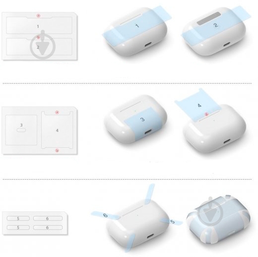 Чехол для наушников Ringke AirPods Pro matte clear RCA4682 - фото 6