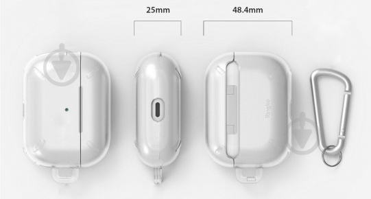 Чехол для наушников Ringke AirPods Pro matte clear RCA4682 - фото 5