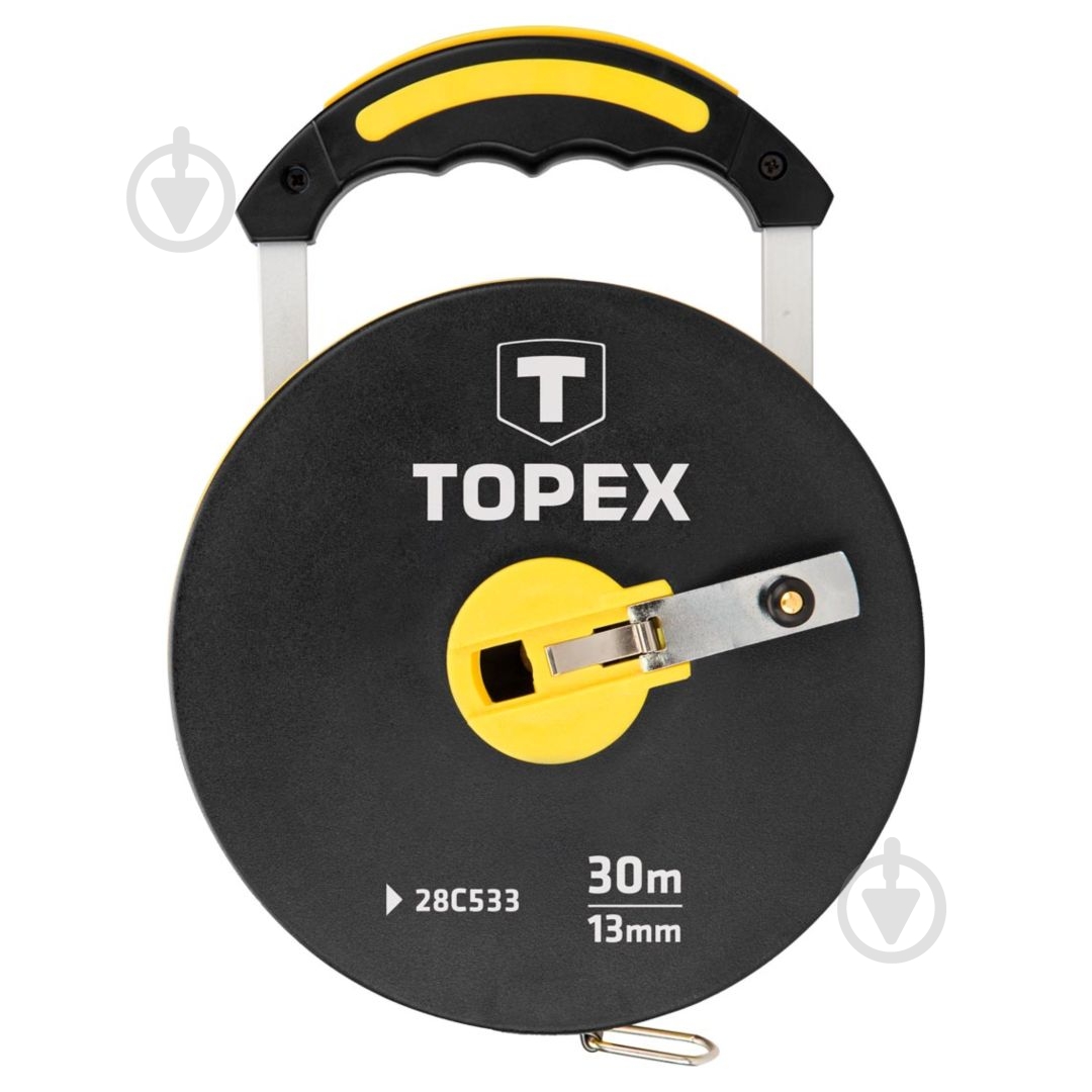 Рулетка Topex 28C533 30  м x 13  мм - фото 1