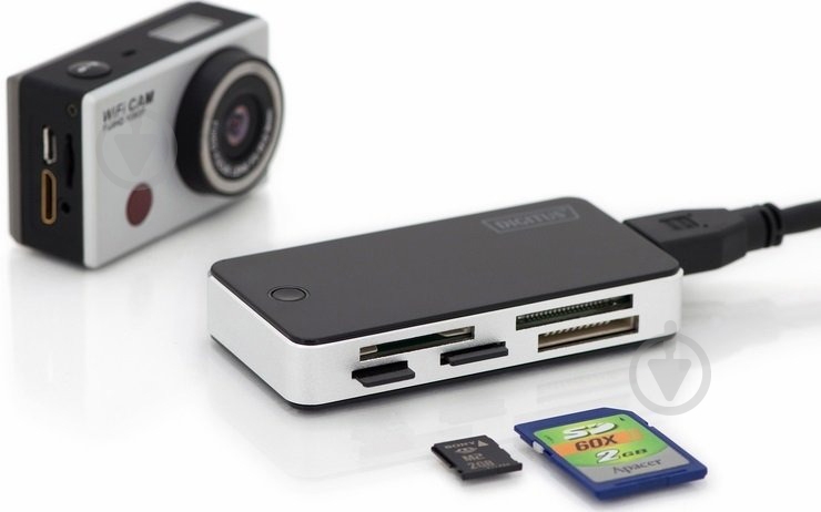 Кардридер Digitus USB 3.0 All-in-one - фото 11