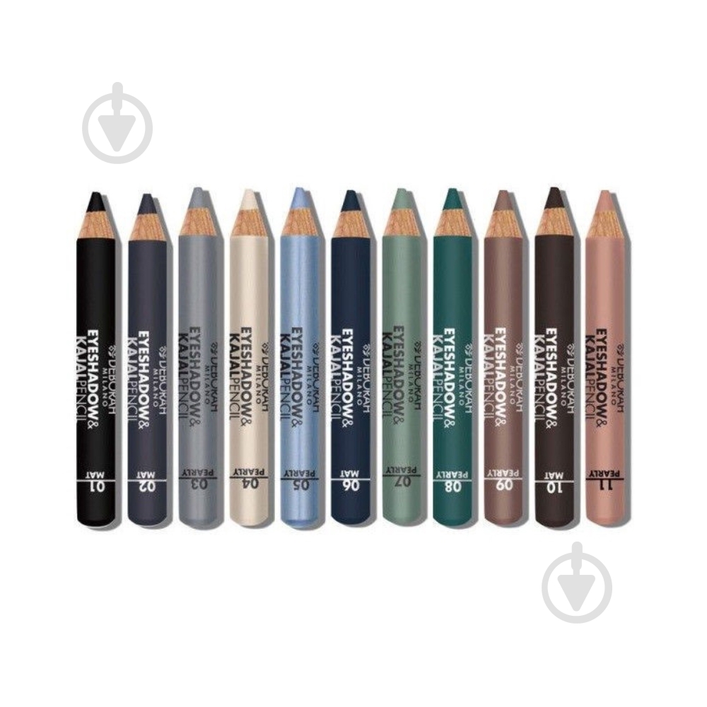 Тени-карандаш DEBORAH Eyeshadow & Kajal 02 Mat Grey 2 г - фото 3 Тени-карандаш DEBORAH Eyeshadow & Kajal 02 Mat Grey 2 г - фото 3
