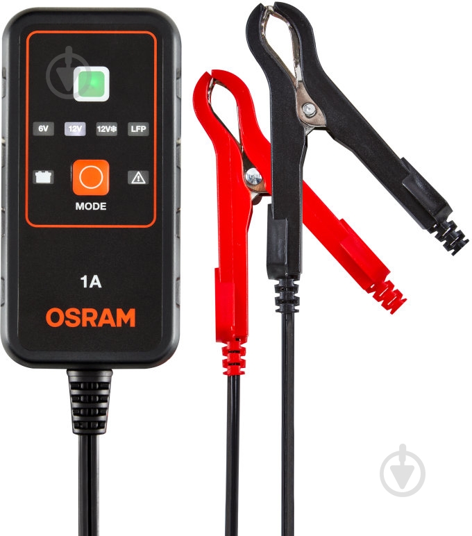 Зарядний пристрій імпульсний Osram для акумуляторів 1 А 25 А/ч (OEBCS901) - фото 7