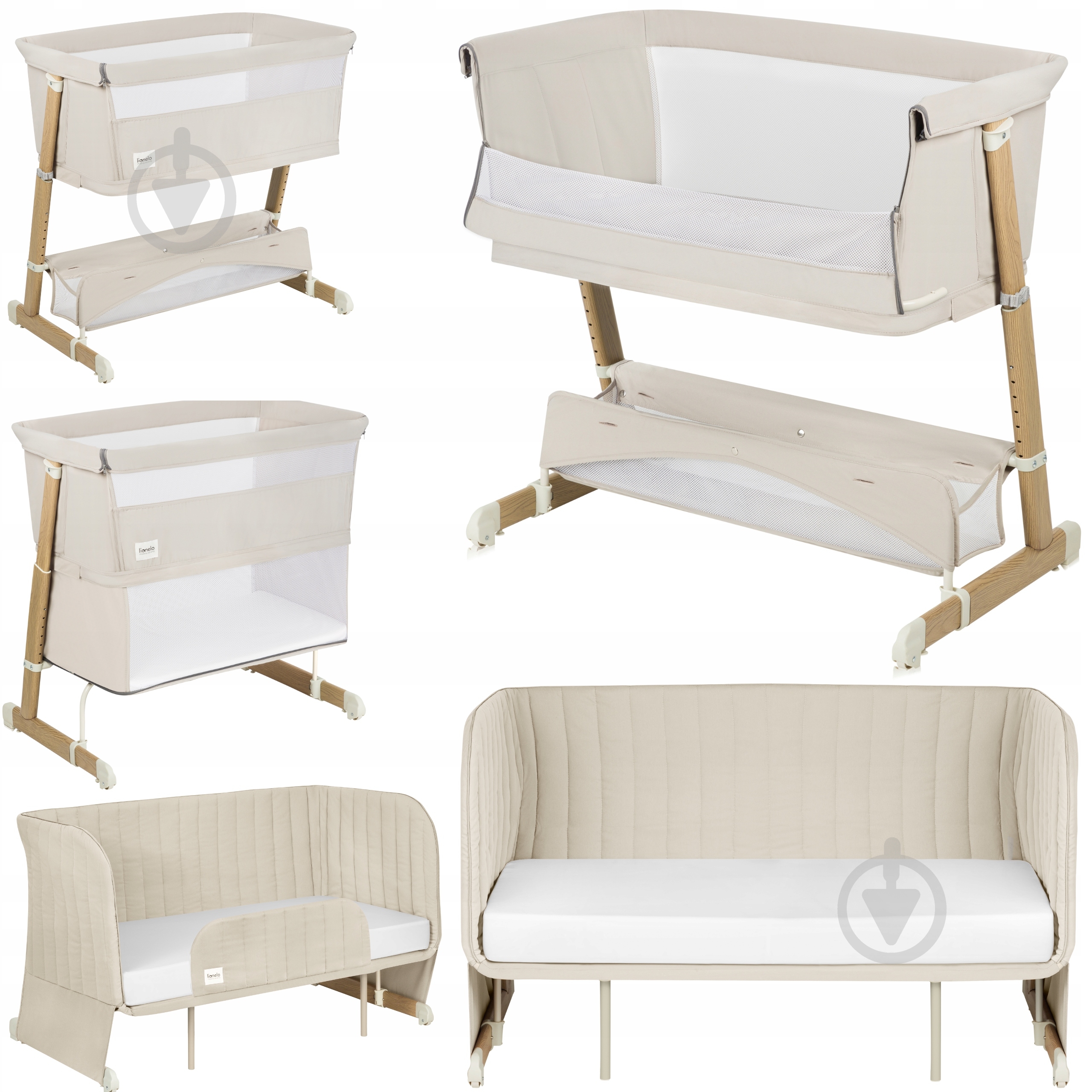 Кроватка детская Lionelo LO-THOMI PLUS BEIGE SAND - фото 1