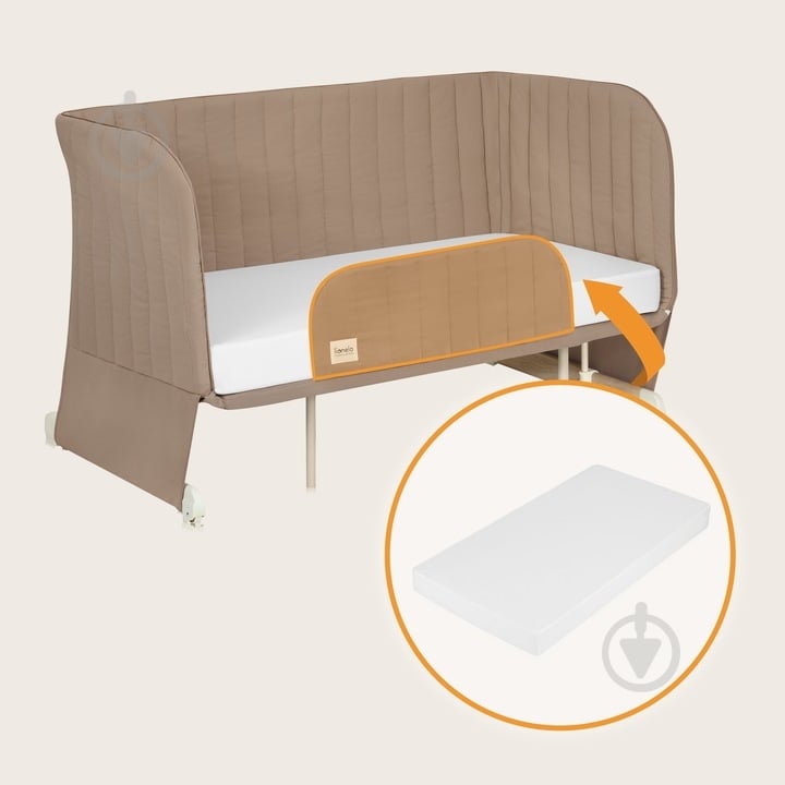 Кроватка детская Lionelo LO-THOMI PLUS BEIGE CARMEL - фото 2