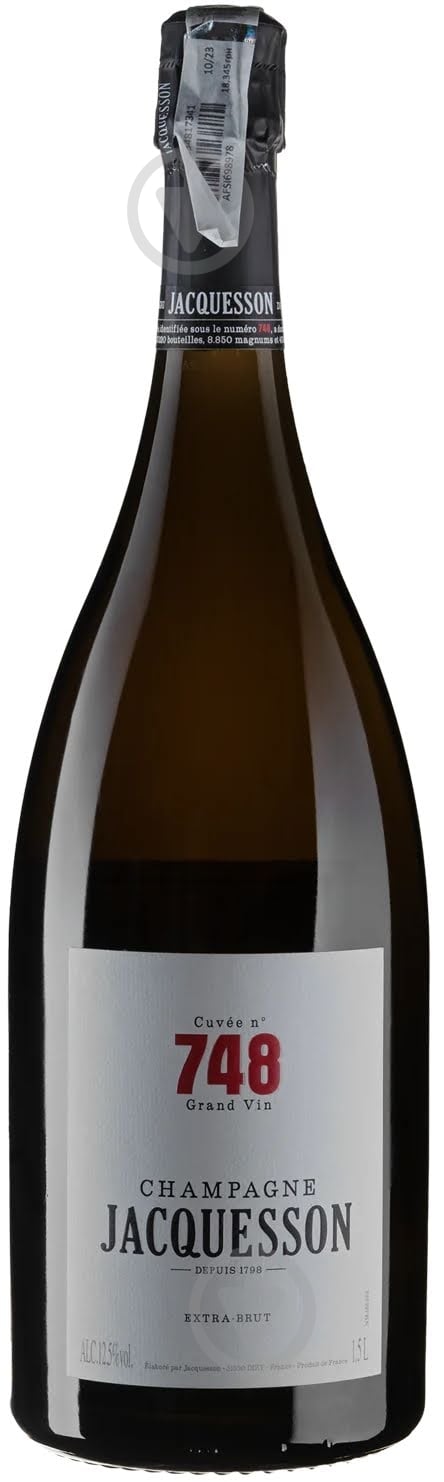 Вино ігристе Champagne Jacquesson Cuvee №748 1,5 л - фото 1