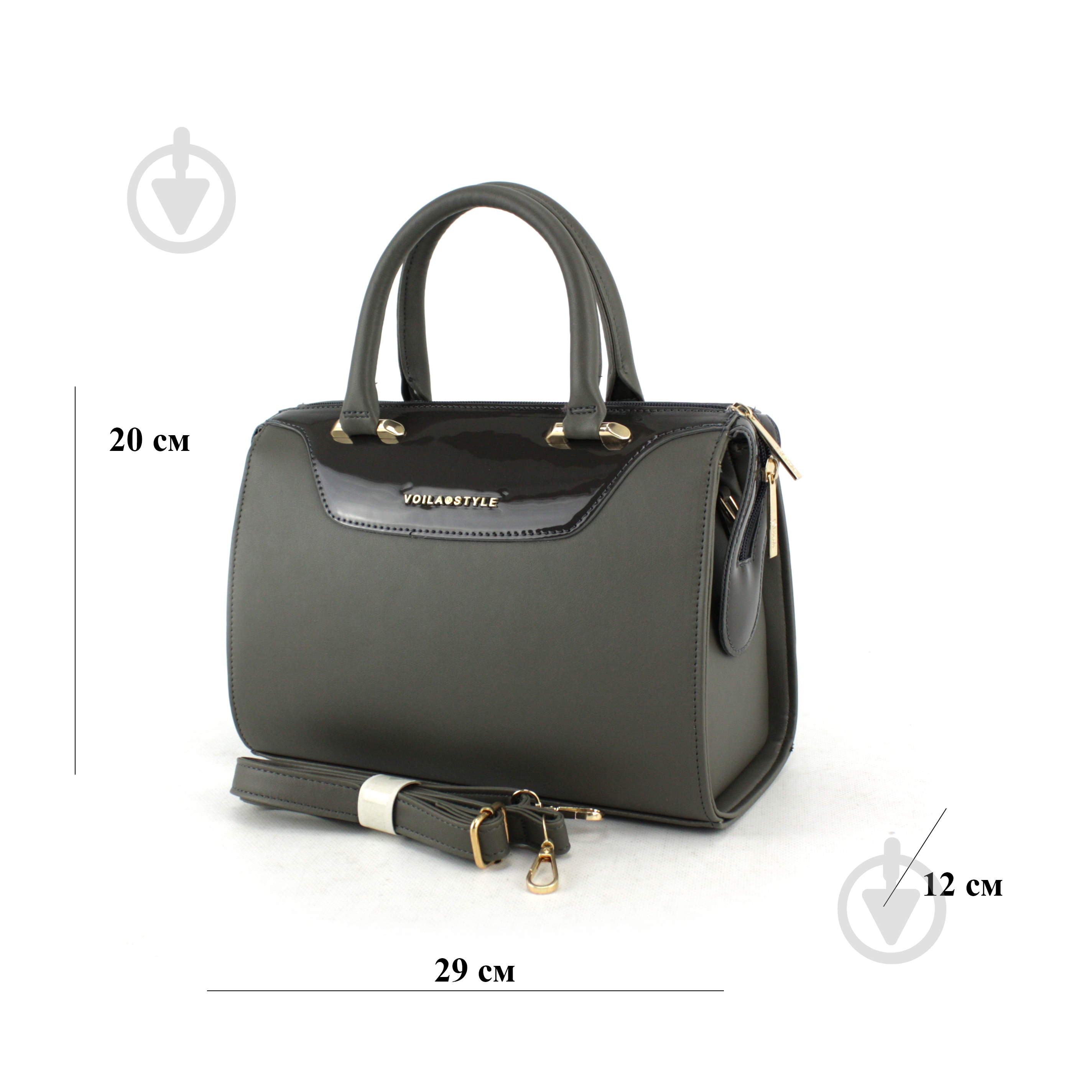 Сумка женская Wallaby 542.28.422 серый - фото 2 Сумка женская Wallaby 542.28.422 серый - фото 2