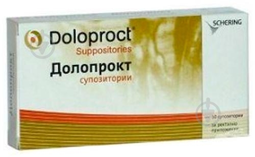 Долопрокт №10 супозиторії ректальні - фото 1 Долопрокт №10 супозиторії ректальні - фото 1