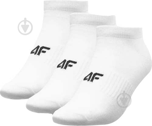 Носки 4F NOSD4-SOM301-10S+10S+10S р.43-46 белый 3 шт. - фото 1