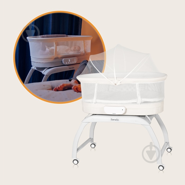 Колыбель Lionelo LO-CORAL WHITE - фото 2 Колыбель Lionelo LO-CORAL WHITE - фото 2