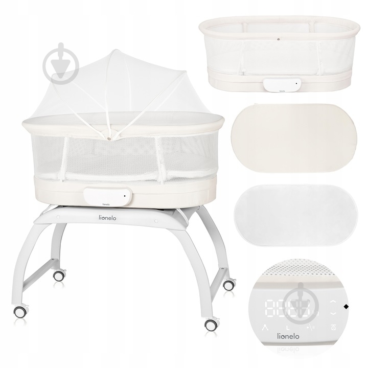 Колыбель Lionelo LO-CORAL WHITE - фото 1 Колыбель Lionelo LO-CORAL WHITE - фото 1