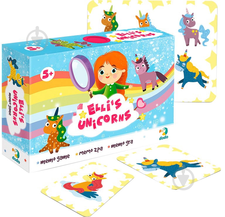 Игра настольная DoDo Единорожки Элли 300198 - фото 1