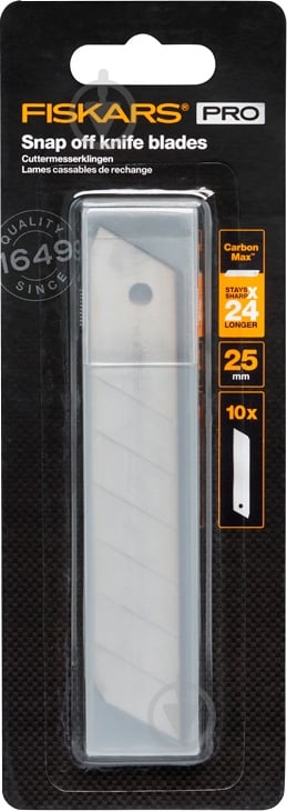 Лезвие сегментное Fiskars CarbonMax 25 мм 1048067 - фото 2
