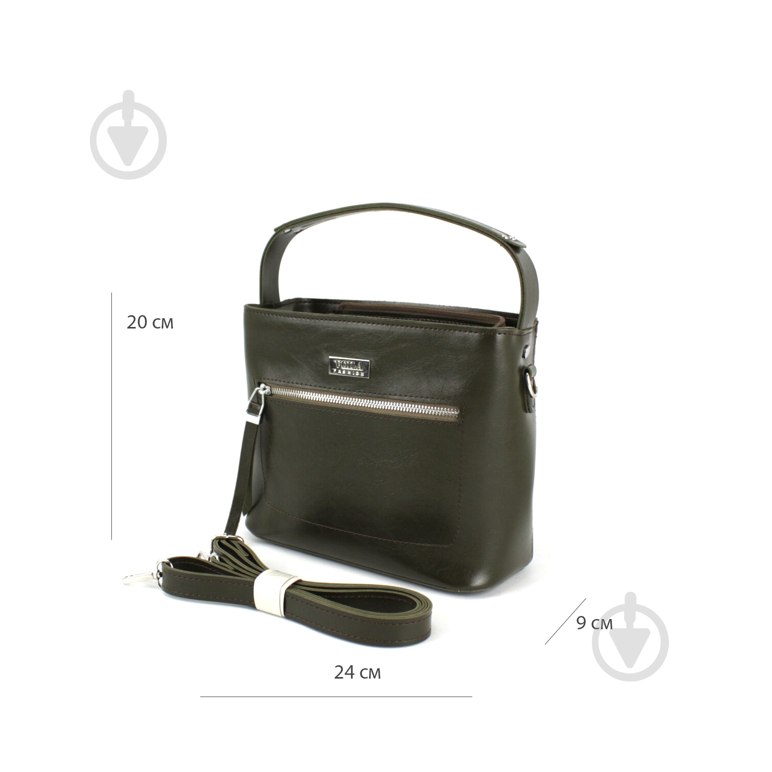 Сумка женская Wallaby 587.139 хаки - фото 2