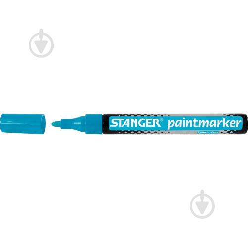 Маркер перманентный Stanger 2-4 мм Paint синий MARKER-PER-ST-M400BL - фото 2