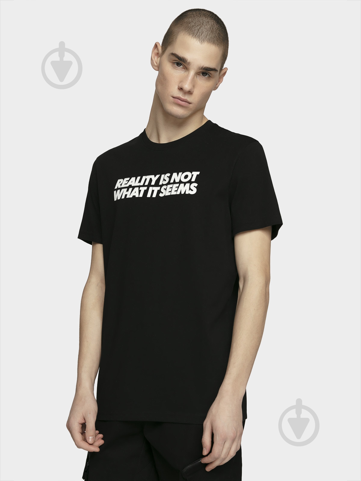 Футболка 4F D4L20-TSM207 M черный - фото 1