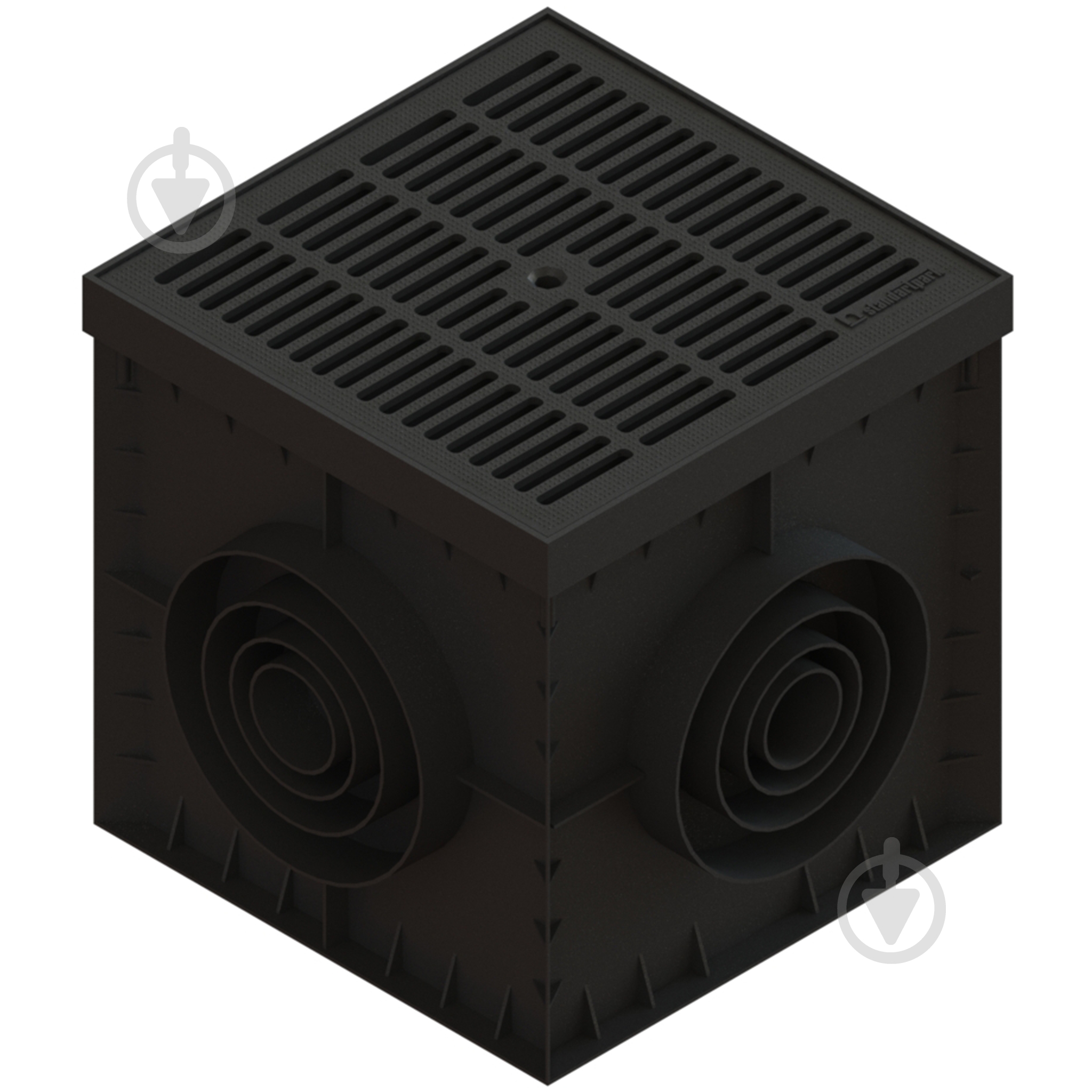 Дождеприемник Standartpark Basic ДП–30.30-ПП с решеткой и сифоном 0837080 - фото 2 Дождеприемник Standartpark Basic ДП–30.30-ПП с решеткой и сифоном 0837080 - фото 2