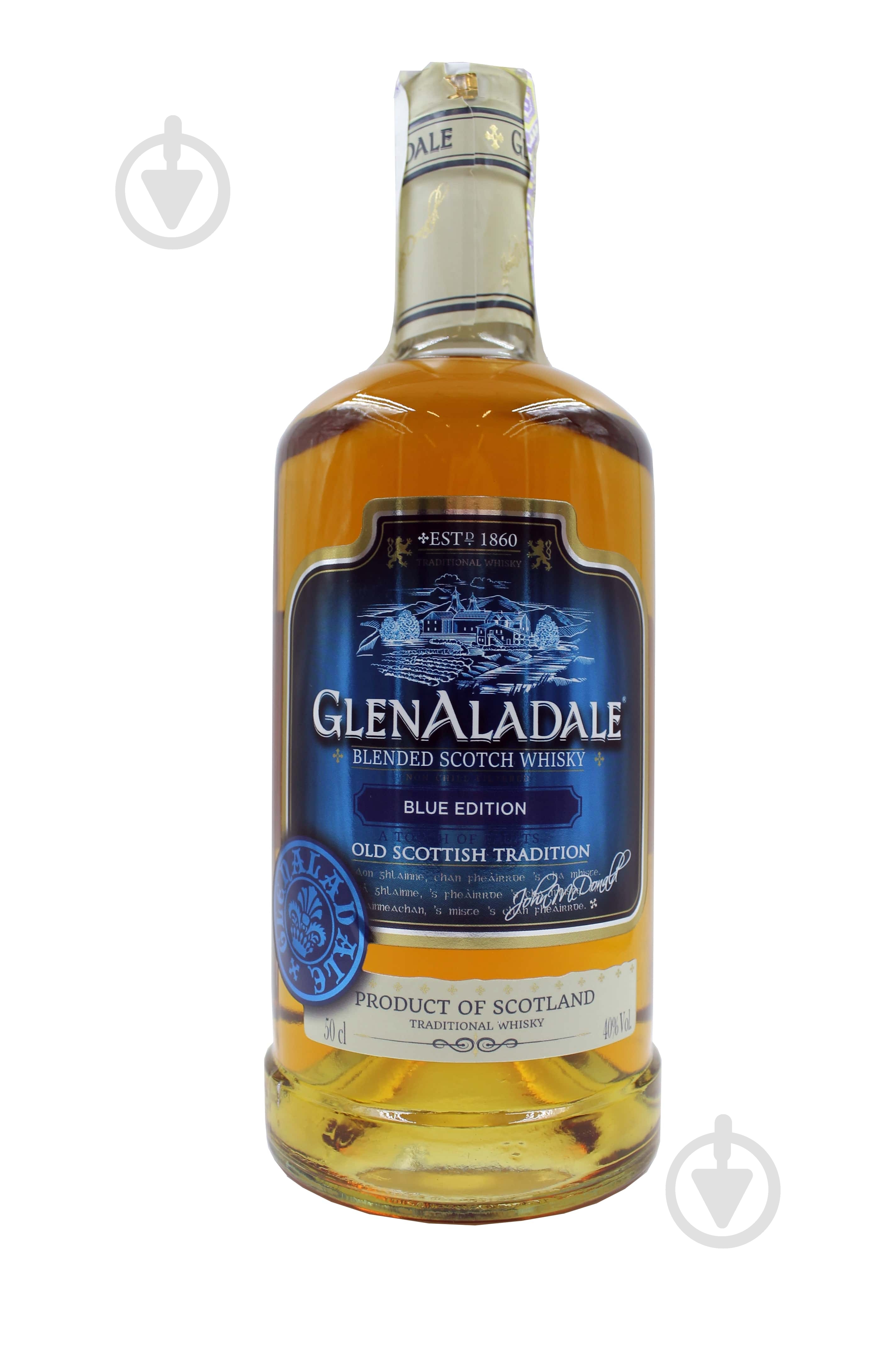 Виски GlenAladale Blue Edition 40%, 0,5 л - фото 1 Виски GlenAladale Blue Edition 40%, 0,5 л - фото 1