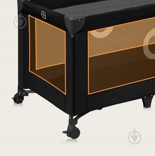 Манеж Lionelo LO-STEFI BLACK CARBON - фото 3