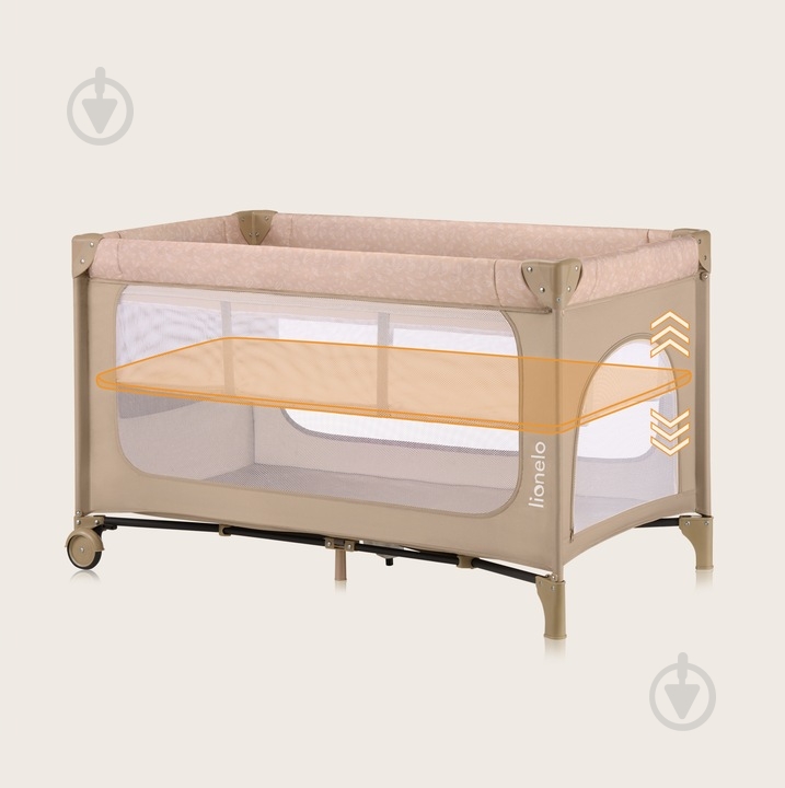 Манеж-ліжко Lionelo LO-JASMIN EASY FOLD BEIGE SAND - фото 5