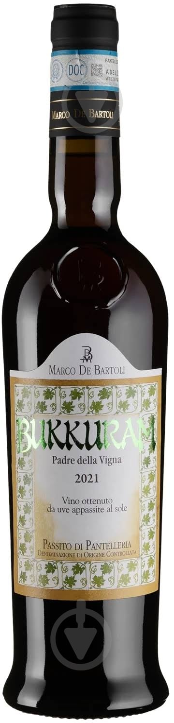 Вино Marco De Bartoli Bukkuram Padre della Vigna 2021 0,5 л - фото 1 Вино Marco De Bartoli Bukkuram Padre della Vigna 2021 0,5 л - фото 1