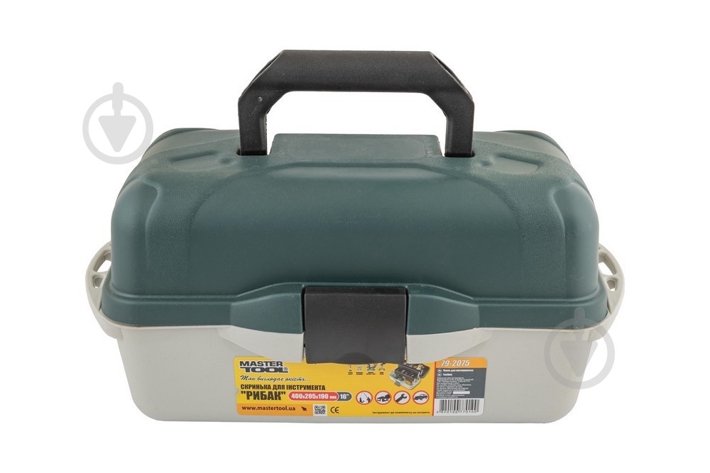 Ящик для инструментов MasterTool Рыбак 16" 79-2075 - фото 1