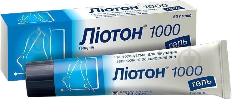 Лиотон 1000 гель 1000 МЕ - фото 1