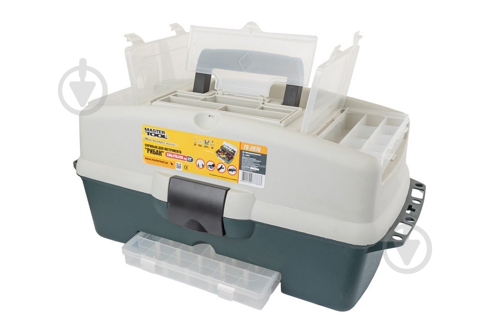 Скриня для інструментів MasterTool Рибак 21" 79-2076 - фото 3