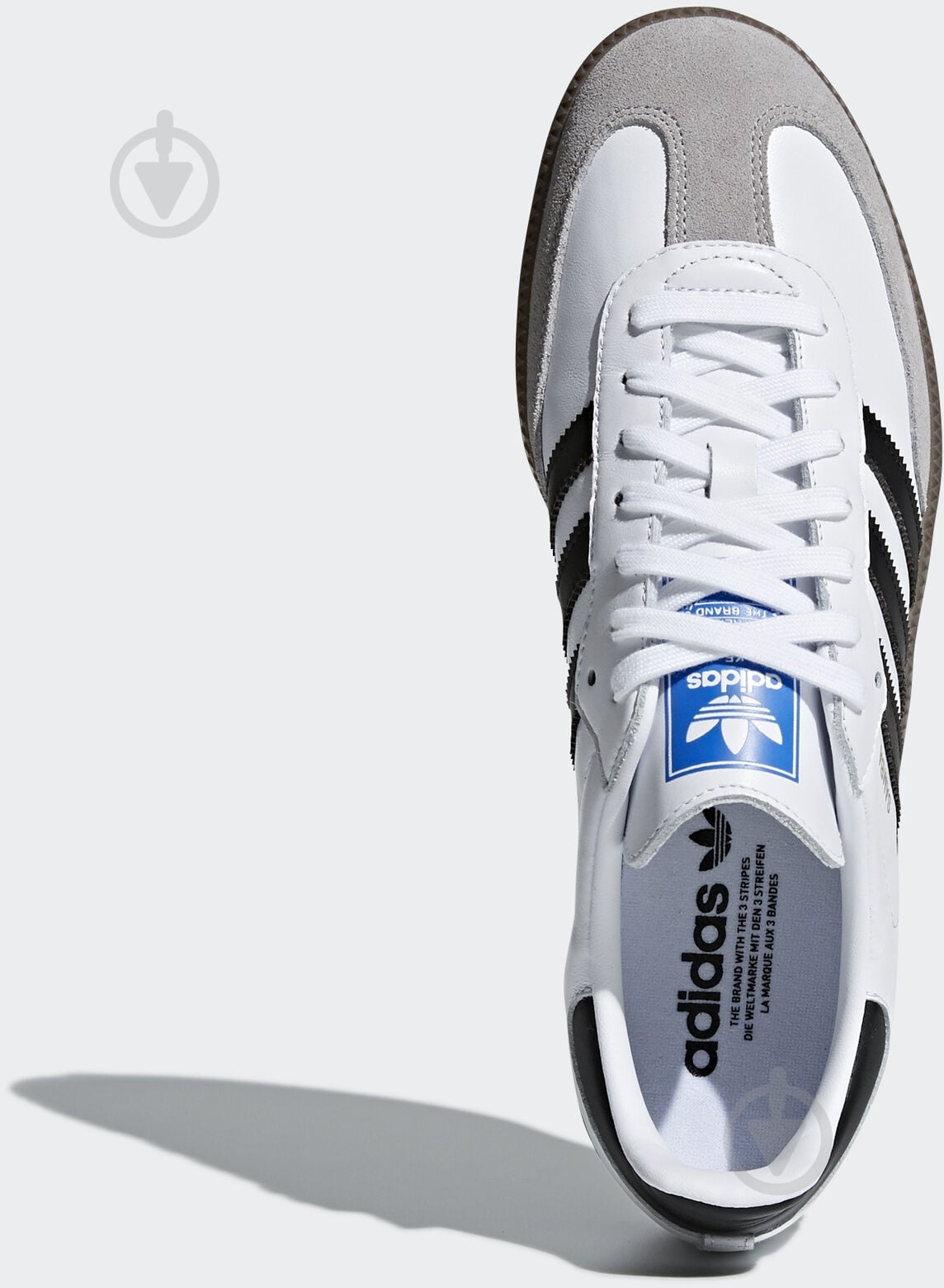 Кроссовки Adidas SAMBA OG B75806 р.46 белые - фото 2