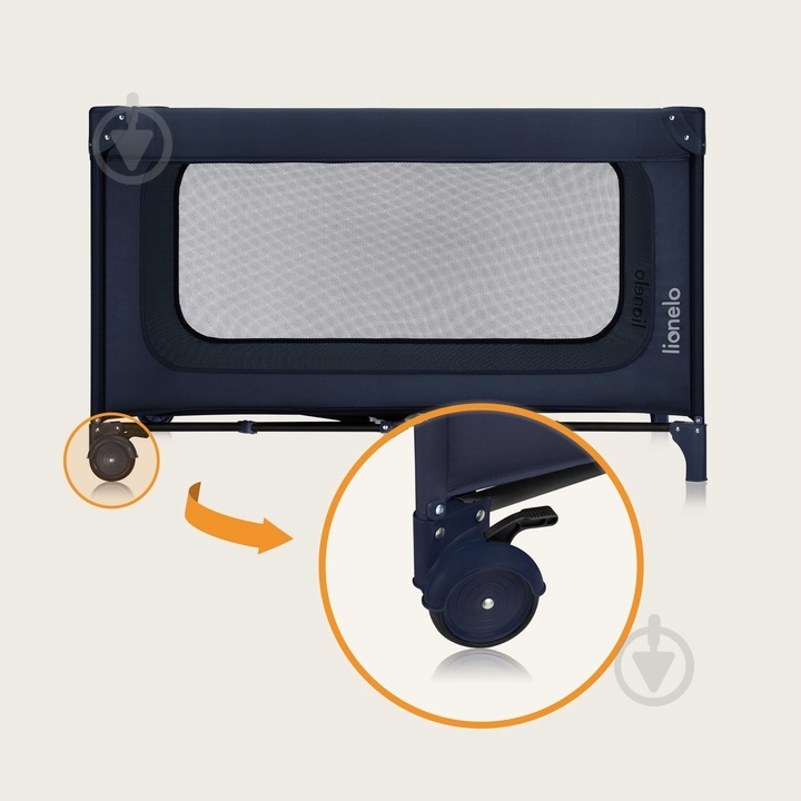 Манеж-кровать Lionelo LO-JASMIN EASY FOLD BLUE NAVY - фото 4