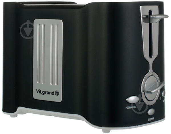 Тостер ViLgrand VT 0929H black - фото 1 Тостер ViLgrand VT 0929H black - фото 1